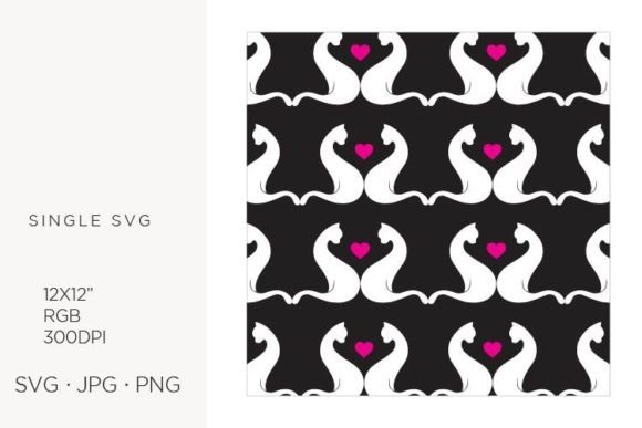 Abstract Cat Pattern: Graphics & Patterns for Creative Sellers