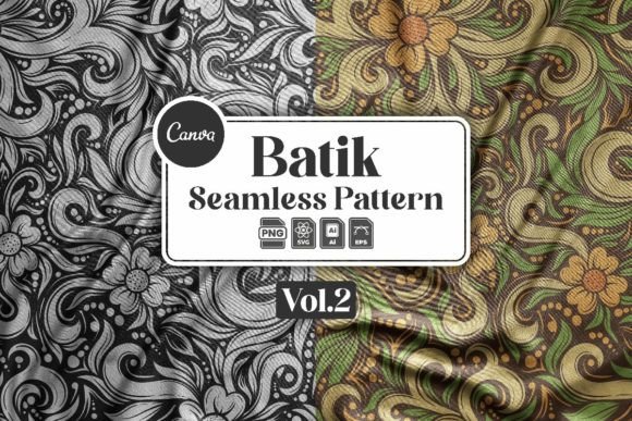 Batik Abstract Seamless Pattern V2: Graphics & Patterns for Editorial Impact