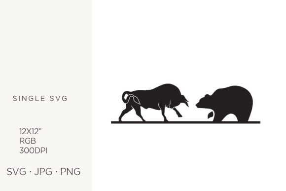 Bear and Bull Graphics & Icons