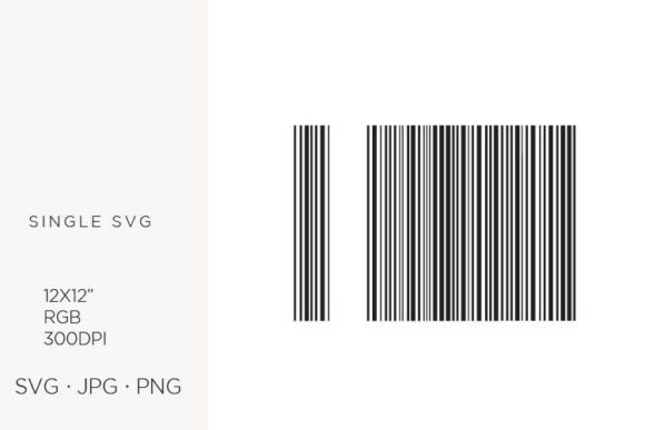 Black Barcode, Vector: Clean Icons & Graphics for Modern Branding