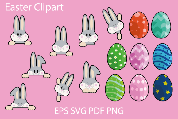 Easter Clipart: Graphics & Decorative Elements for Handmade Brands