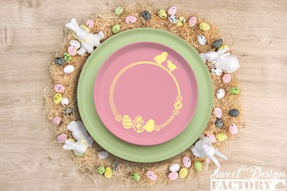 Easter Round Sign Cut Files: Graphics & Crafts Asset Review
