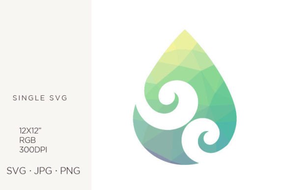 Stylized Maori Symbol: SVG Graphics & Icons
