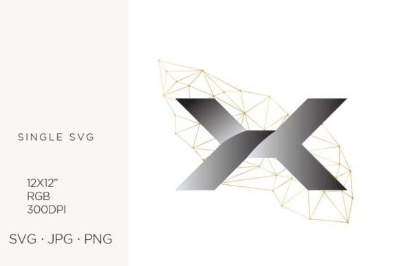 Technology Related Logo Letter X Graphics & Icons