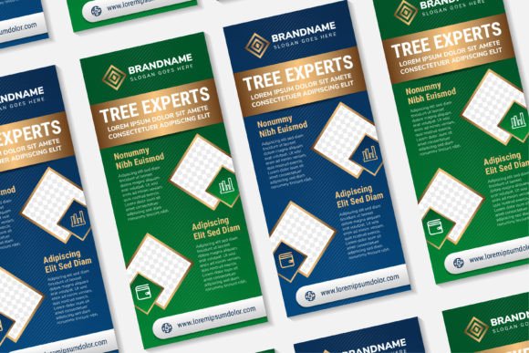 Tree Experts Vertical Banner: Graphics & Print Templates